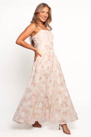 Petra Midi Dress – Cream