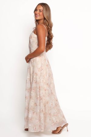 Petra Midi Dress – Cream