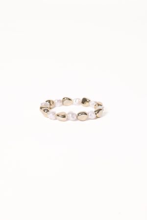 Phoenix Bracelet – Gold/Pearl