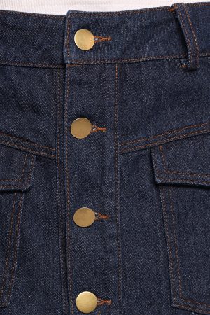 Presley Denim Skort – Dark Denim