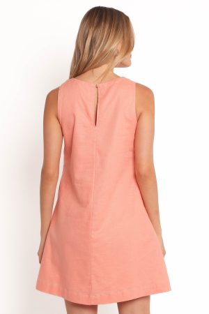 Priyanka Mini Dress – Peach