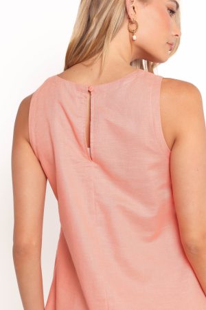 Priyanka Mini Dress – Peach