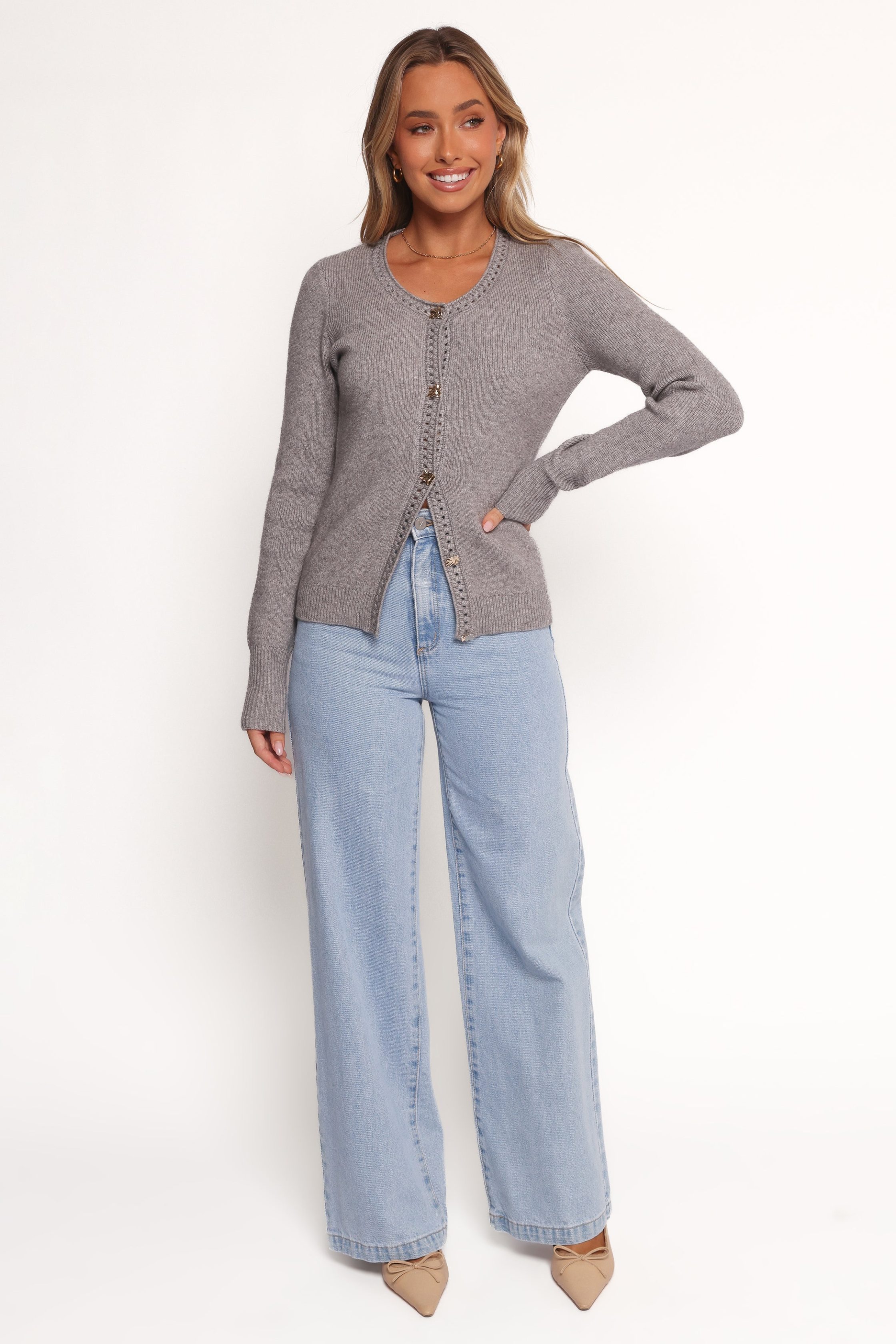 QuayButtonFrontCardigan-HeatherGrey1854-2