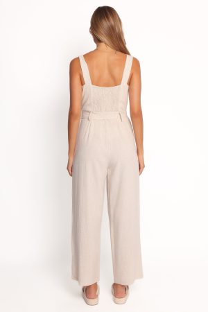 Rachel Jumpsuit – Beige