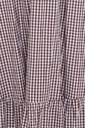 Reid Maxi Dress – Brown Gingham