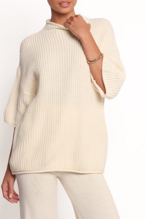 Remii Knit Pant Set – Ivory