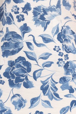 Renee Mini Dress – Blue Floral