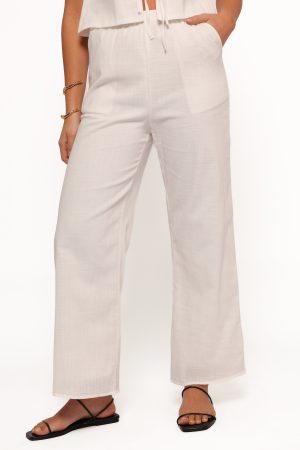 Rhaena Pant Set – White