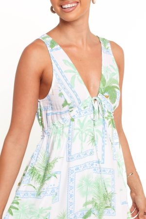 Rhiannon Maxi Dress – Green Multi