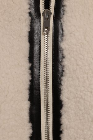 Ricki Faux Sherling Jacket – White