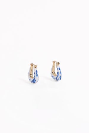 Riven Earrings – Blue