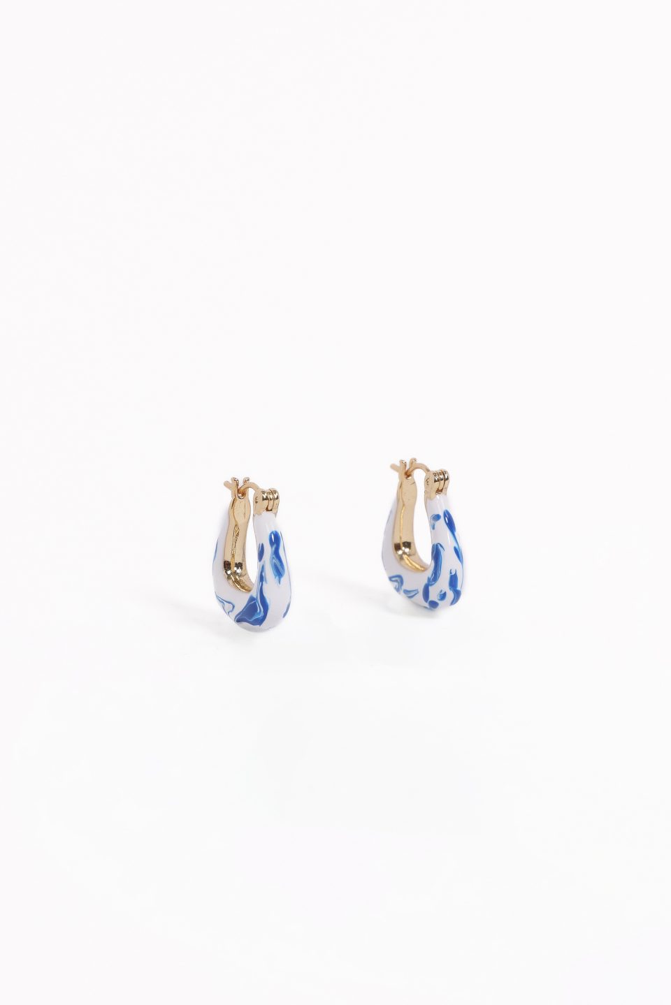 Riven Earrings - Blue
