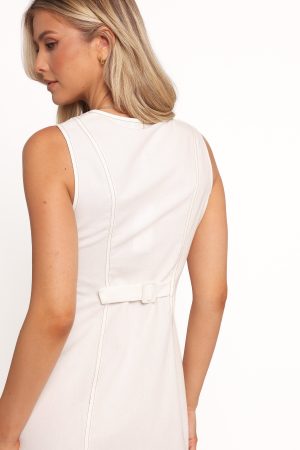 River Mini Dress – White