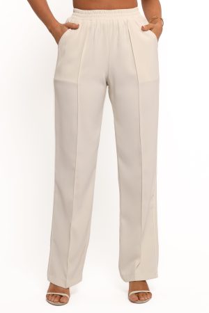 Roben Pants – White Cream