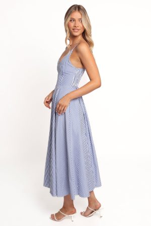 Romilly Strappy Maxi Dress – Light Blue