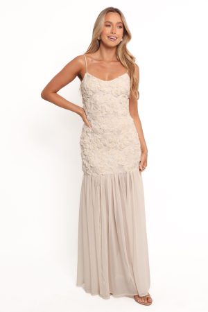 Romy Maxi Dress – Cream