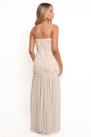 Romy Maxi Dress – Cream