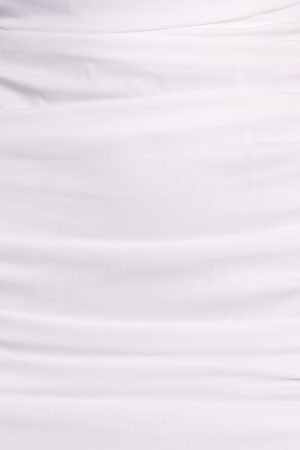 Roni One Shoulder Frill Mini Dress – Ivory