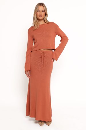 Rooney Knit Sweater – Cinnamon