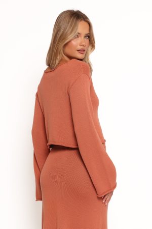 Rooney Knit Sweater – Cinnamon
