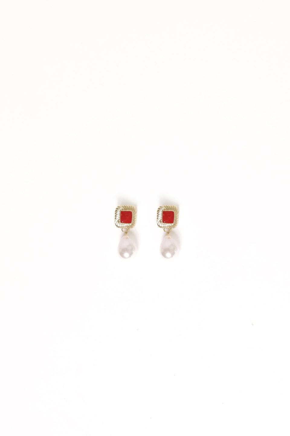 Rosalind Earrings - Gold/Pearl