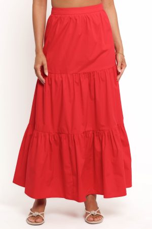 Roxia Skirt Set – Red