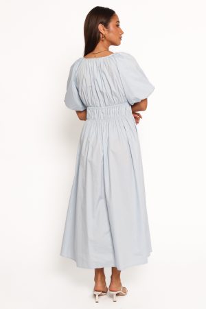 Rozie Midi Dress – Baby Blue