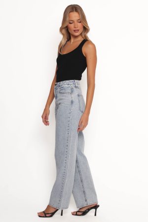 Rumi High Rise Wide Leg Jeans – Lucid