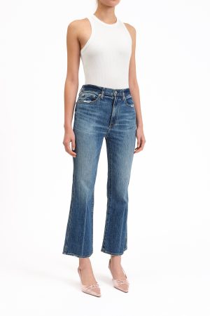 Soho High Rise Ankle Flare Jean – Rush Hour