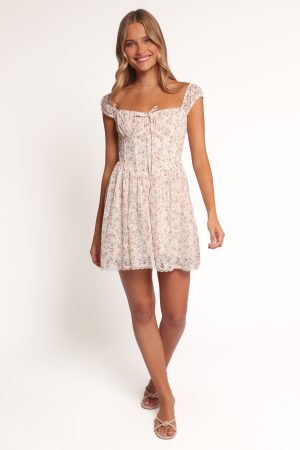 Sabella Mini Dress – Blush Azalea