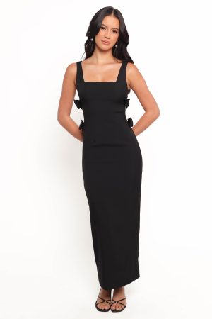 Sadie Midi Dress – Black