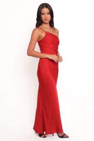 Safir Maxi Dress – Red