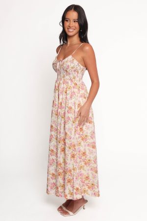 Salaca Maxi Dress – Pink/Orange