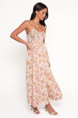 Salaca Maxi Dress – Pink/Orange