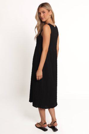 Sam Midi Dress – Black
