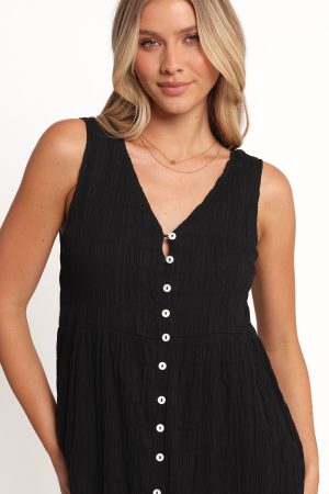 Sam Midi Dress – Black