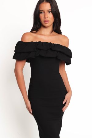 Sammi Midi Dress – Black