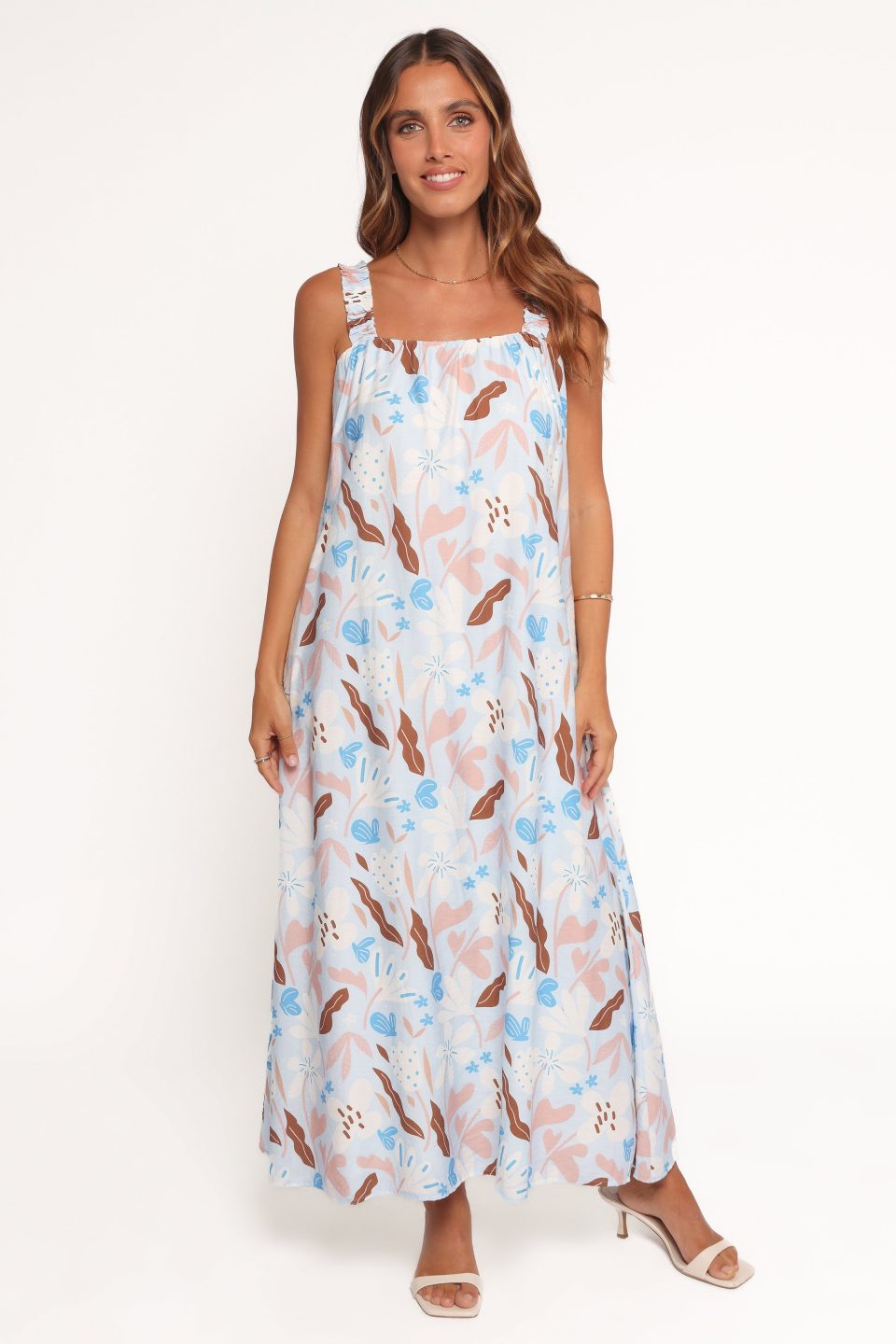 Sanders Maxi Dress - Blue Floral