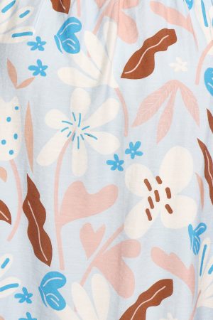 Sanders Maxi Dress – Blue Floral