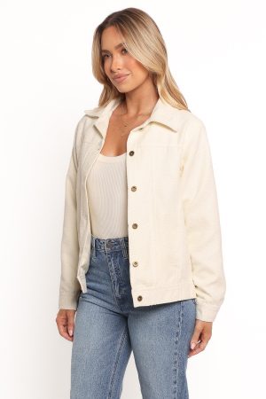 Sandy Boucle Jacket – White