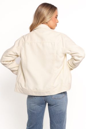 Sandy Boucle Jacket – White