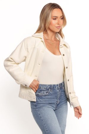 Sandy Boucle Jacket – White