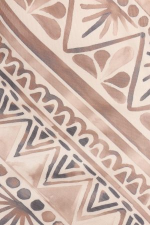 Saskia Strapless Midi Dress – Brown