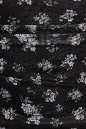 Saylor Mini Dress – Black Floral