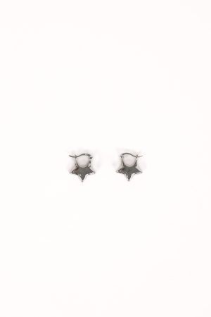 Scarlet Star Earrings – Silver