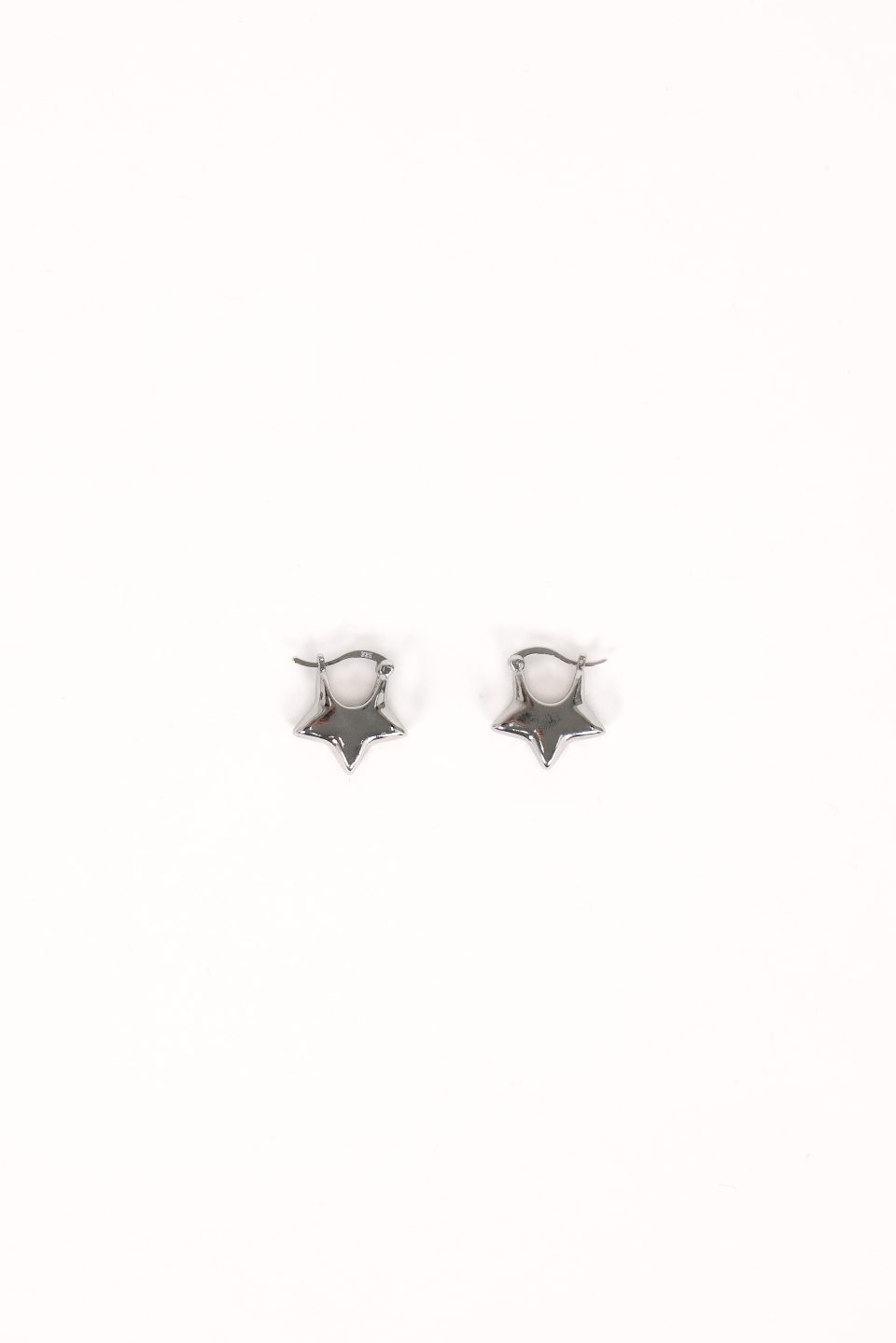 Scarlet Star Earrings - Silver