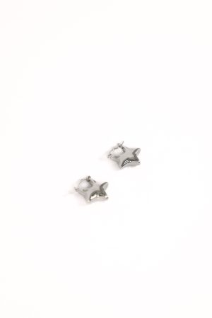 Scarlet Star Earrings – Silver