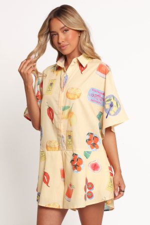Sebastian Romper – Pasta Print