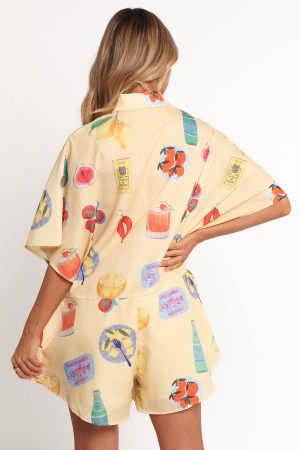 Sebastian Romper – Pasta Print
