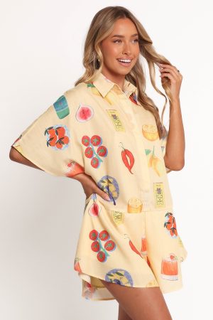 Sebastian Romper – Pasta Print